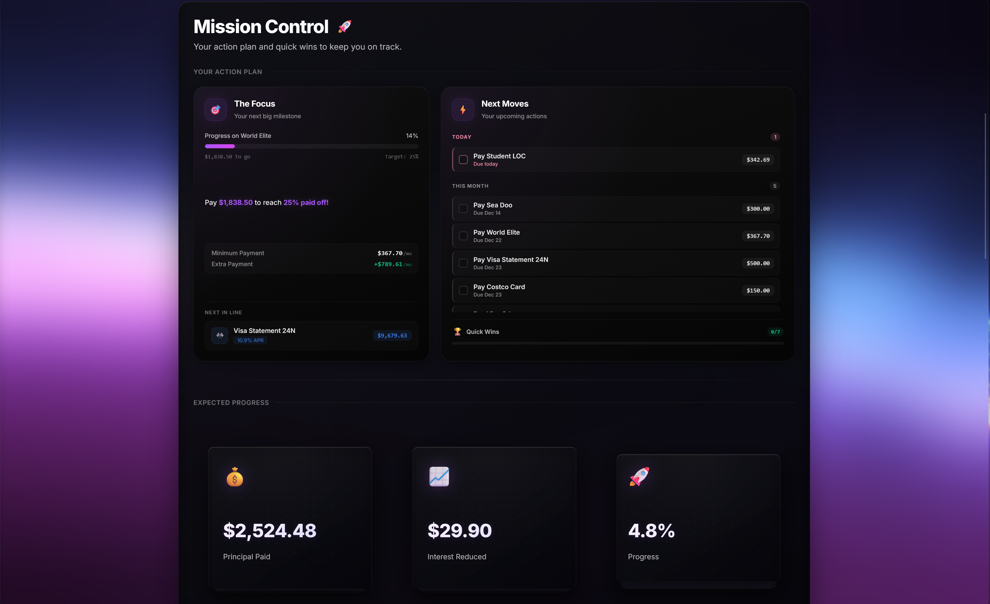 Daily Guidance, Not Just Numbers - App Screenshot